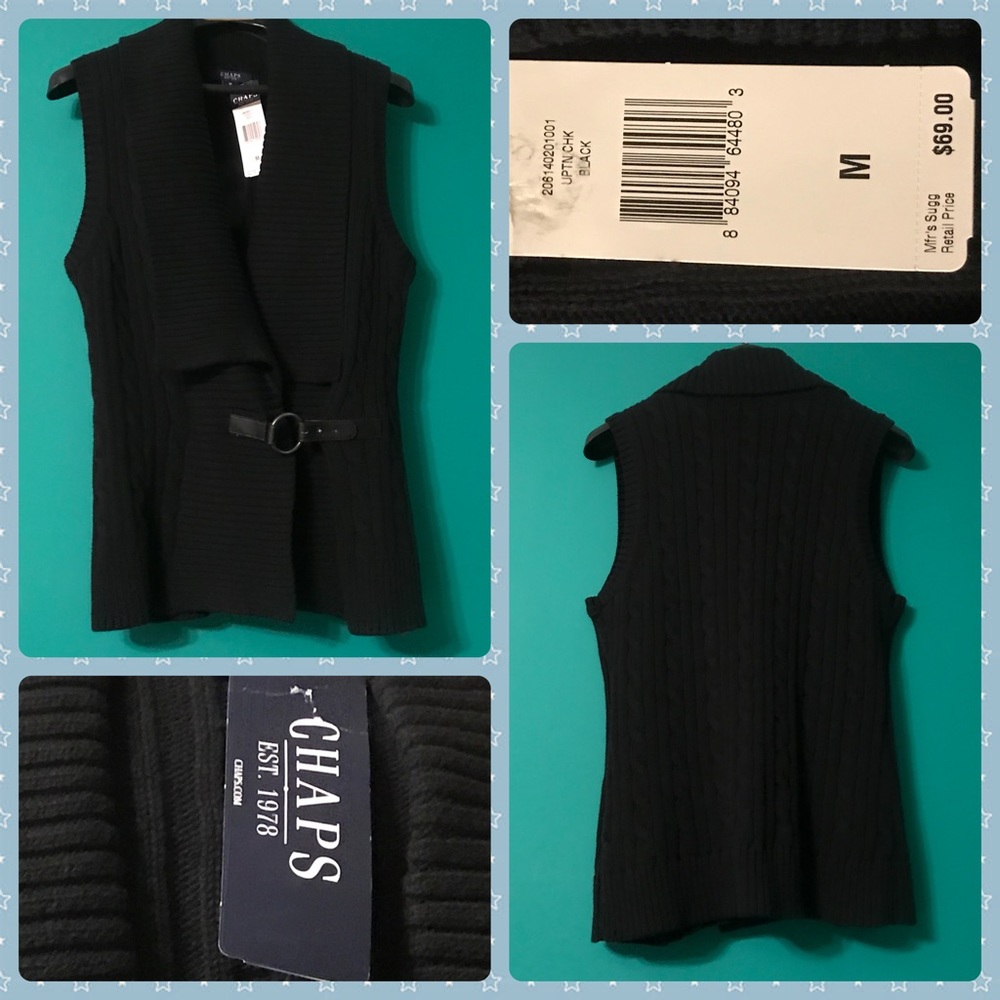 CHAP BLAZER JET BLACK SIZE MEDIUM